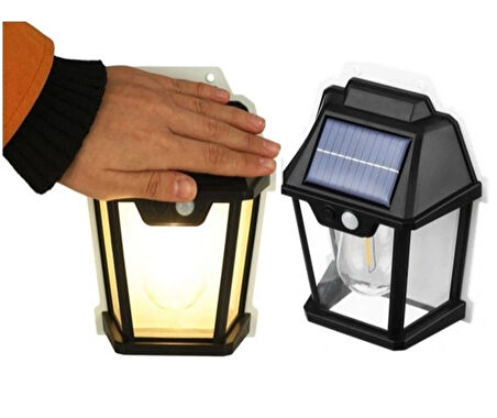 2 Adet 3 Modlu Hareket Sensörlü Güneş Enerjili Solar Lamba Fotoselli Solar Dış Mekan Bahçe Lambası