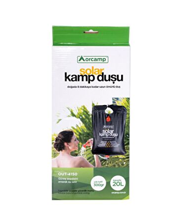 Orcamp Solar Kamp Duşu 20 LT