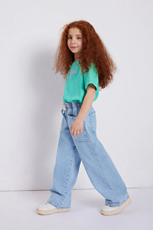Mavi Kız Çocuk Kot Pantolon 7010405-86710