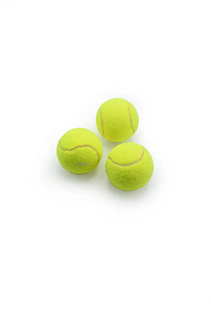 Başlangıç Seviye Antrenman İçin 3 Adet Tenis Topu