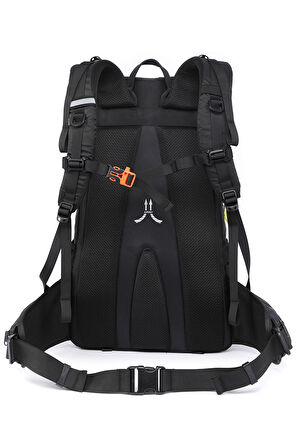 Outdoor Kamp ve Yürüyüş Sırt Çantası (40 Litre Kapasiteli) Siyah 9112
