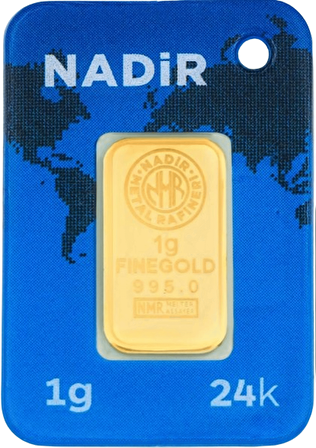 Nadir 1 Gram (995) 24 Ayar Külçe Altın